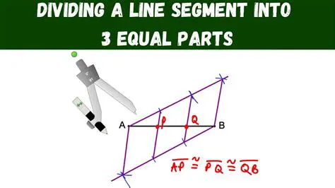 Understanding the Concept of Dividing a Line Segment