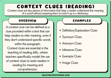 Understanding the Context of the Given Sentences