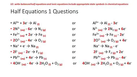 Understanding the Half Equation