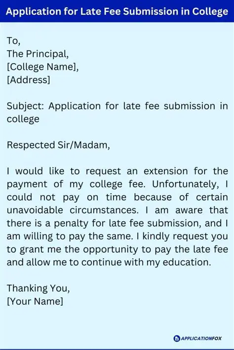 Understanding the Late Fee