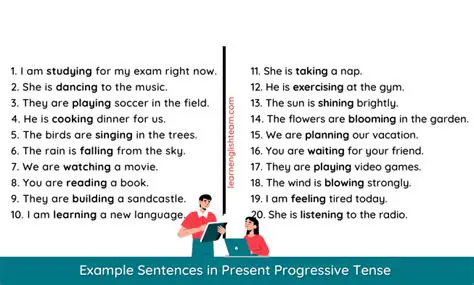 Understanding the Present Progressive Tense