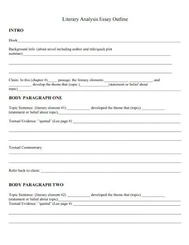 Understanding the Purpose of the Introductory Paragraph in a Literary Analysis Essay