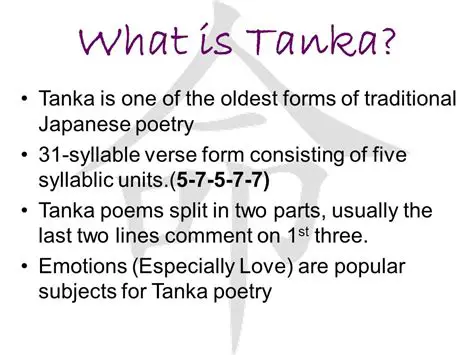 Understanding the Tanka Poem Structure