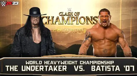 The Undertaker vs. Batista: A Clash of Titans and a Story for the Ages