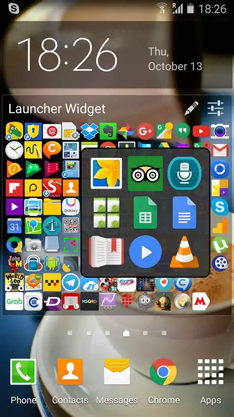 Update your launcher or search app