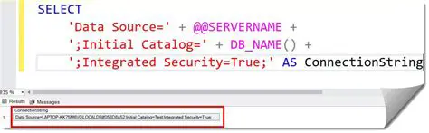Use a different connection string format