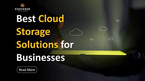 Use cloud storage and data backup solutions