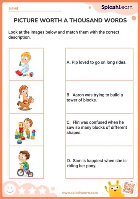 Use pictures and descriptions