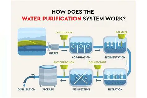 Using a water purification system