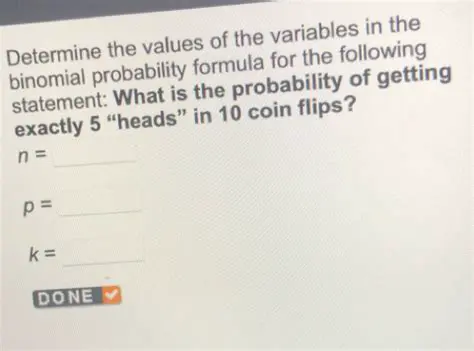 Variables in the Binomial Probability Formula