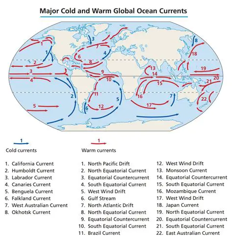 Warm Ocean Currents and Desert Formation