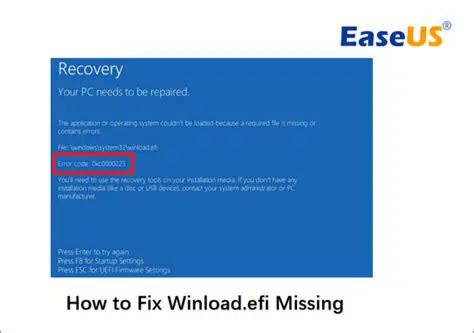 Navigating the 'winload.efi Missing' Error in Windows 11: A Comprehensive Guide to Resolution